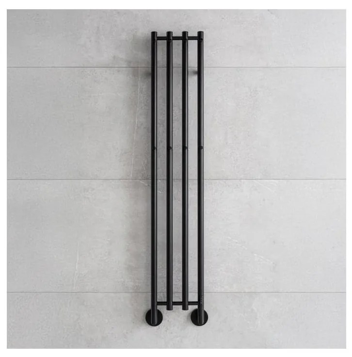 P.M.H. MO1B-R - Scaldasalviette elettrico MONA 93W/230V 153,3 cm IP44 nero