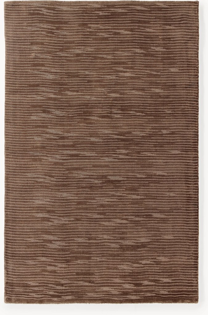 Tappeto in lyocell intrecciato a mano Oriana