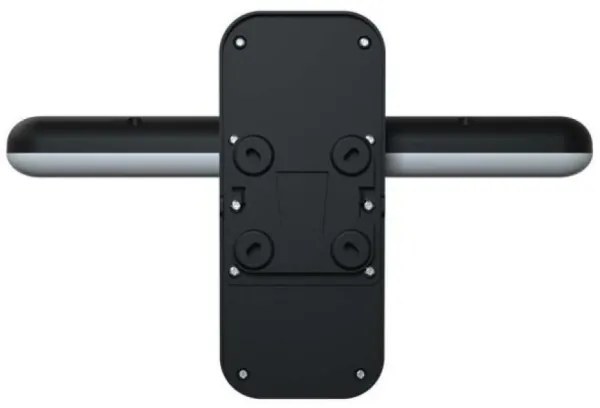 Lampada solare da parete LED con sensore 15W 3,2V 4000K/6000K IP65 nera