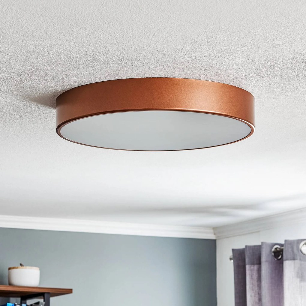 Plafoniera soffitto Cleo 500 TEMAR LIGHTING, dimmerabile, Rame, Soggiorno / Sala da pranzo, Metallo, Plafoniera