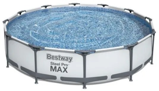 Piscina fuori terra rotonda ø 366x76 cm con pompa Steel Pro MAX Bestway