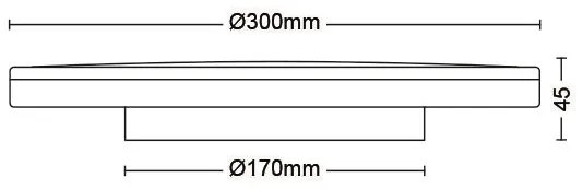 Philips- Plafoniera LED dimmerabile OZZIET SCENE SWITCH LED/18W/230V 4000K