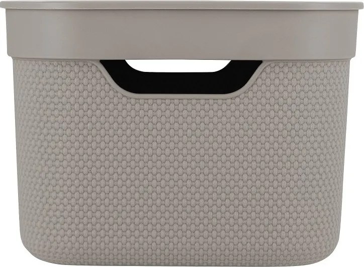 Scatola di plastica con coperchio Deco - Rotho