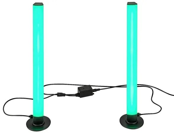 Rabalux 76014 - SET 2x LED RGB Lampada da tavolo dimmerabile PACO LED/5W/5V