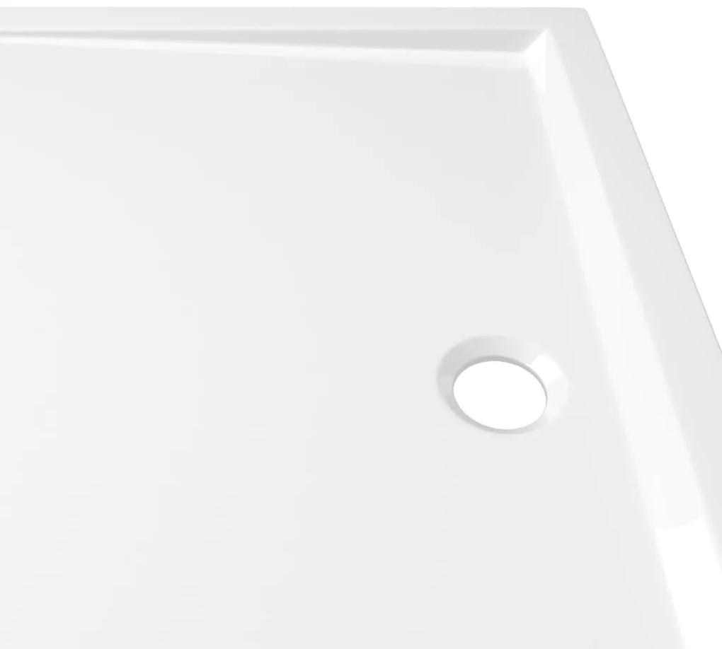 Piatto Doccia in ABS Rettangolare Bianco 80x110 cm