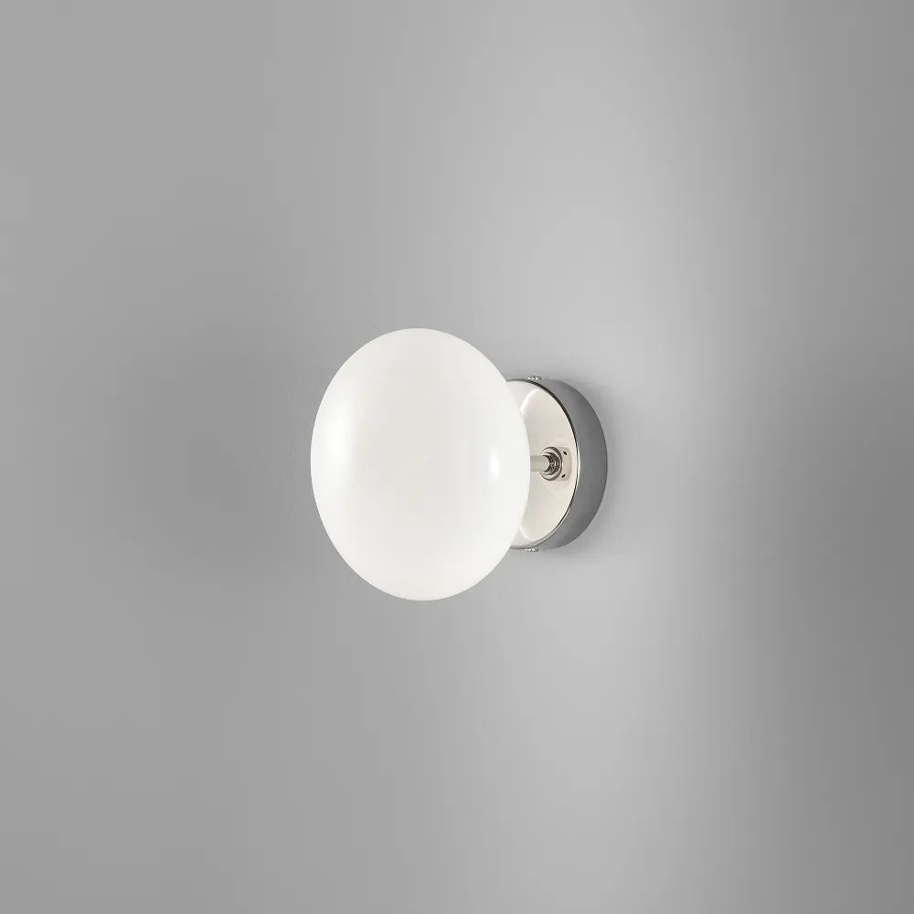 Applique 1 luce  cromo satinato - 260.301 -  collezione Dolce di Metal Lux Bianco