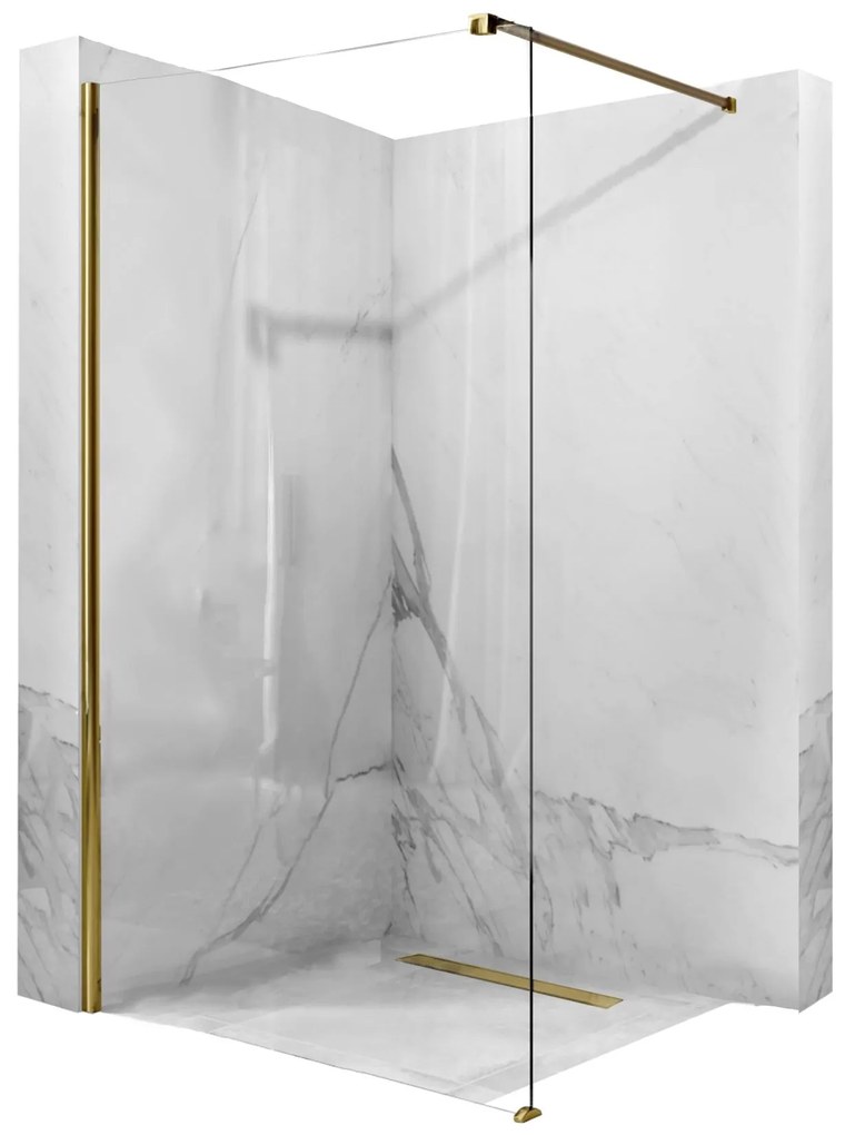 Parete doccia Rea Aero Gold 90 Walk In