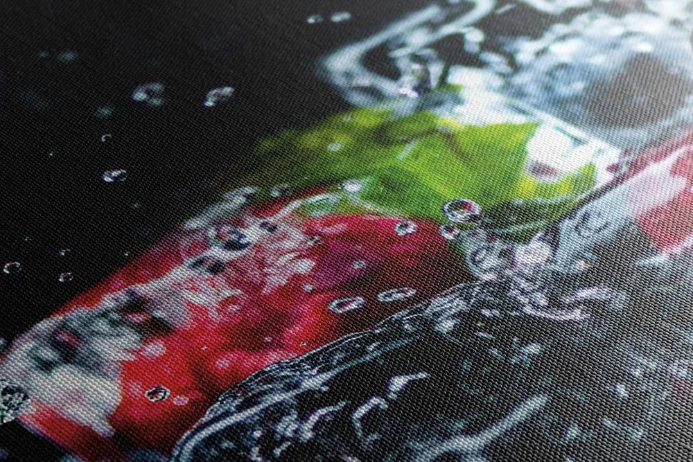 Quadro su tela – Cubetti di ghiaccio alla frutta