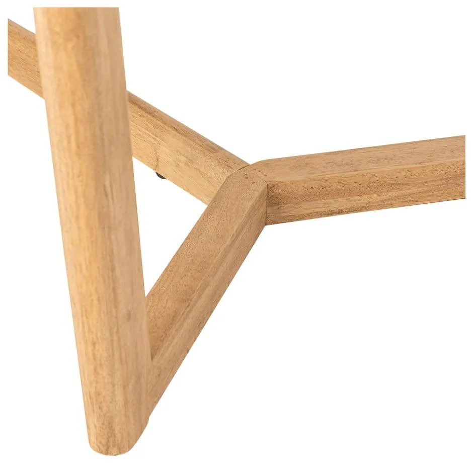 Tavolo da pranzo in legno di cauciù massiccio 100x200 cm Serrone – Bloomingville