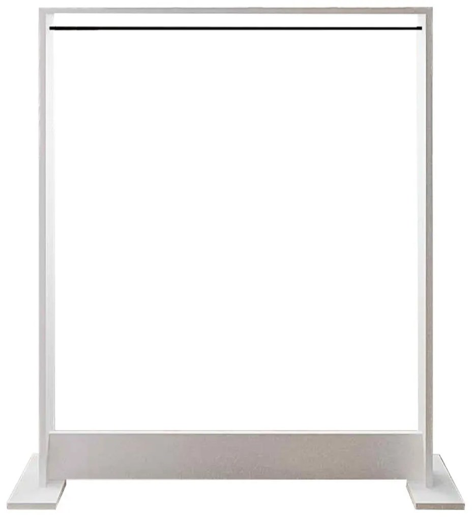 Stand appendiabiti bianco 124x100 cm
