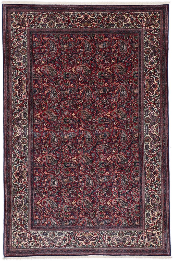 Kashan Tappeto 130 x 200 (Iran) Annodato A Mano