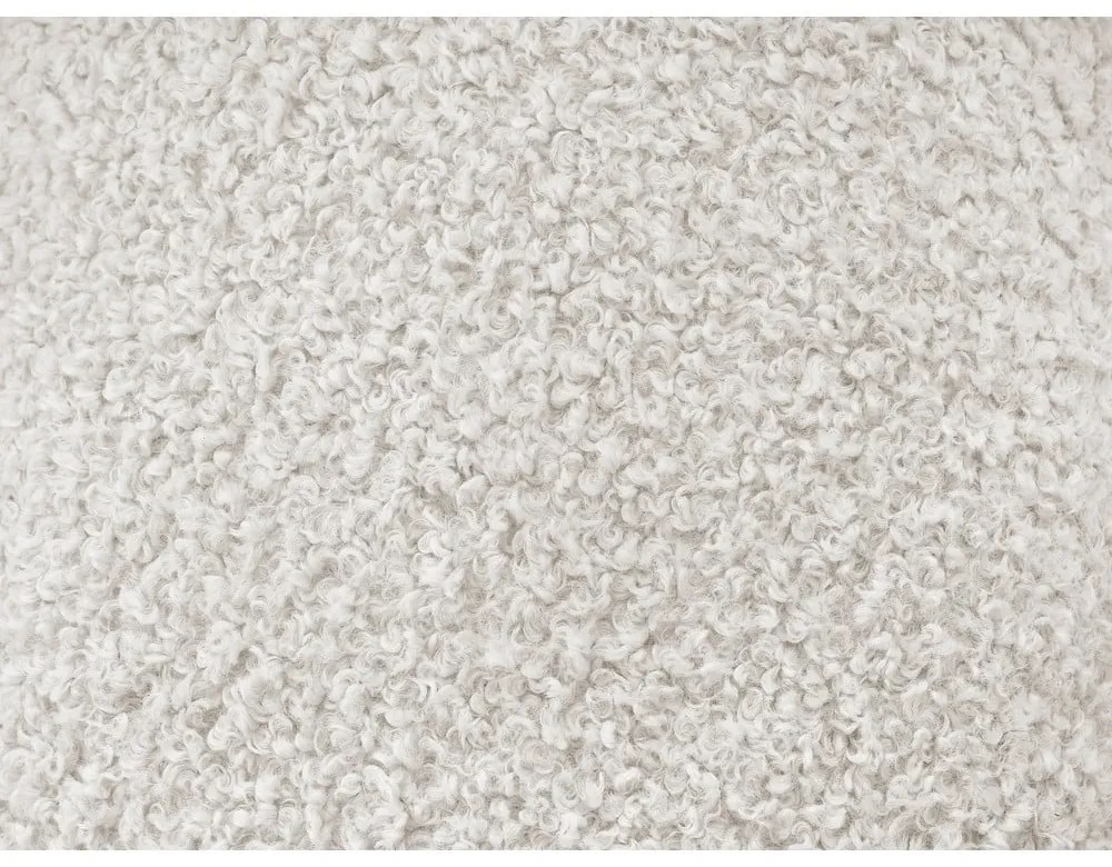 Divano bianco con rivestimento in bouclé 232 cm Hippolyte – Bobochic Paris