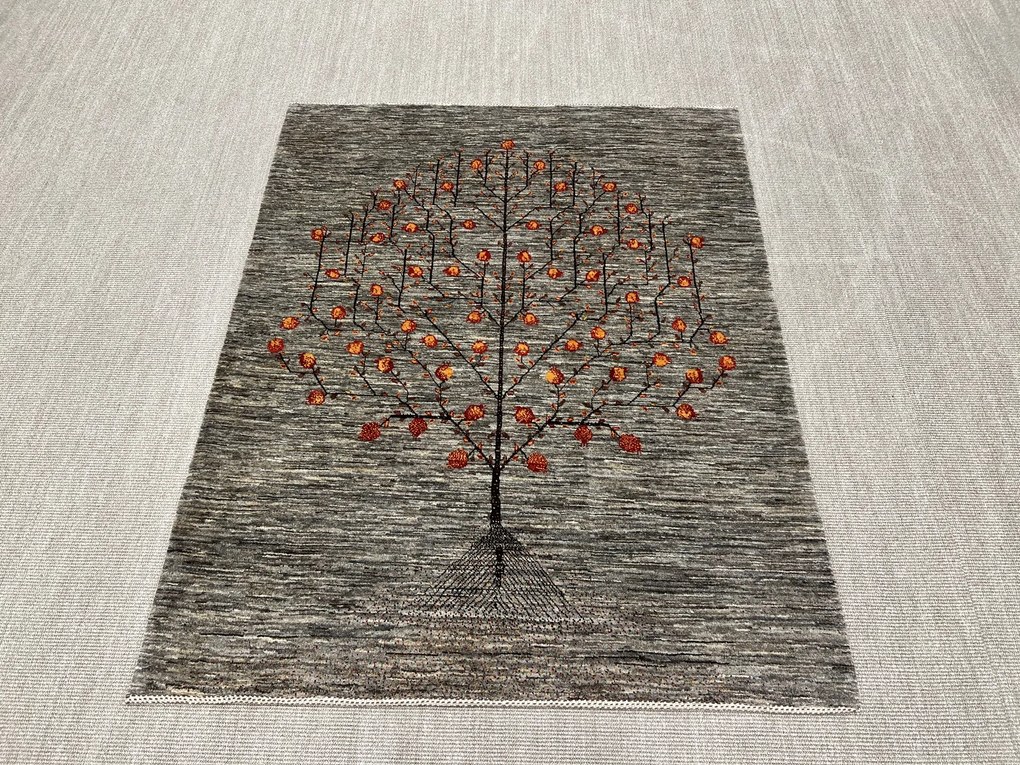 Loribaft Tappeto 150 x 190 Marrone (Iran) Annodato A Mano