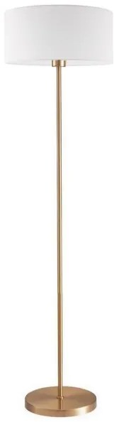 Lampada LED da terra TUNJA 1xE27/20W/230V Ø 38 cm oro/bianco