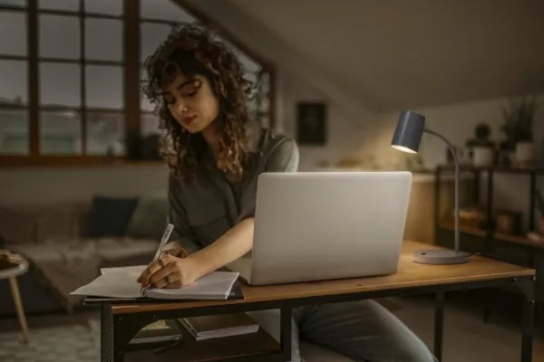 Osram - Lampada da scrivania DESK LINE 1xGU10/9W/230V grigia