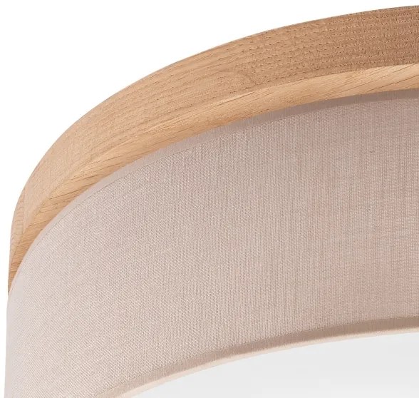 Brilagi - LED Plafoniera BELLADONNA 3xE27/15W/230V beige/quercia