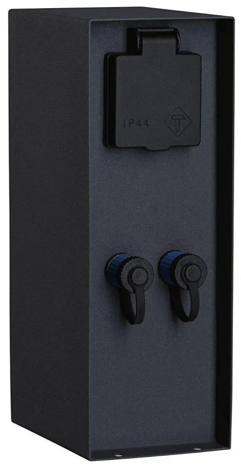 Paulmann 94700 - Colonna presa esterna RIO 2Z SCHUKO 230V IP44