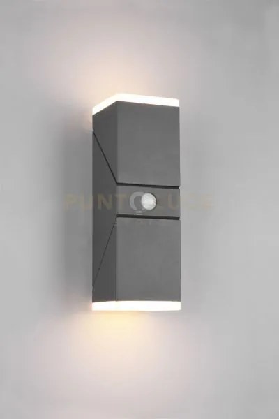 Avon applique led 14w 1600lm, 3000k da esterno antracite 2 diffusor...