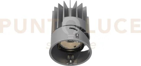 Zeus source led cob citizen 13 w 40° 1050 lm 3000 k grigio alimenta...