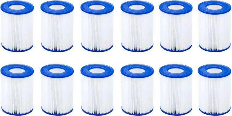 Bestway 58094-S06 Cartuccia per filtrazione acqua piscina Tipo II, 6 pezzi