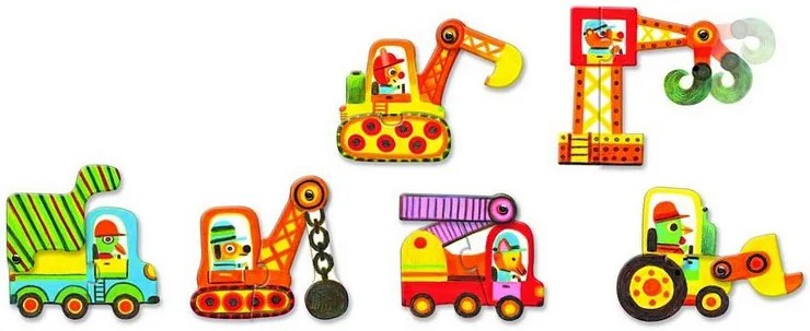 Puzzle Duo - veicoli