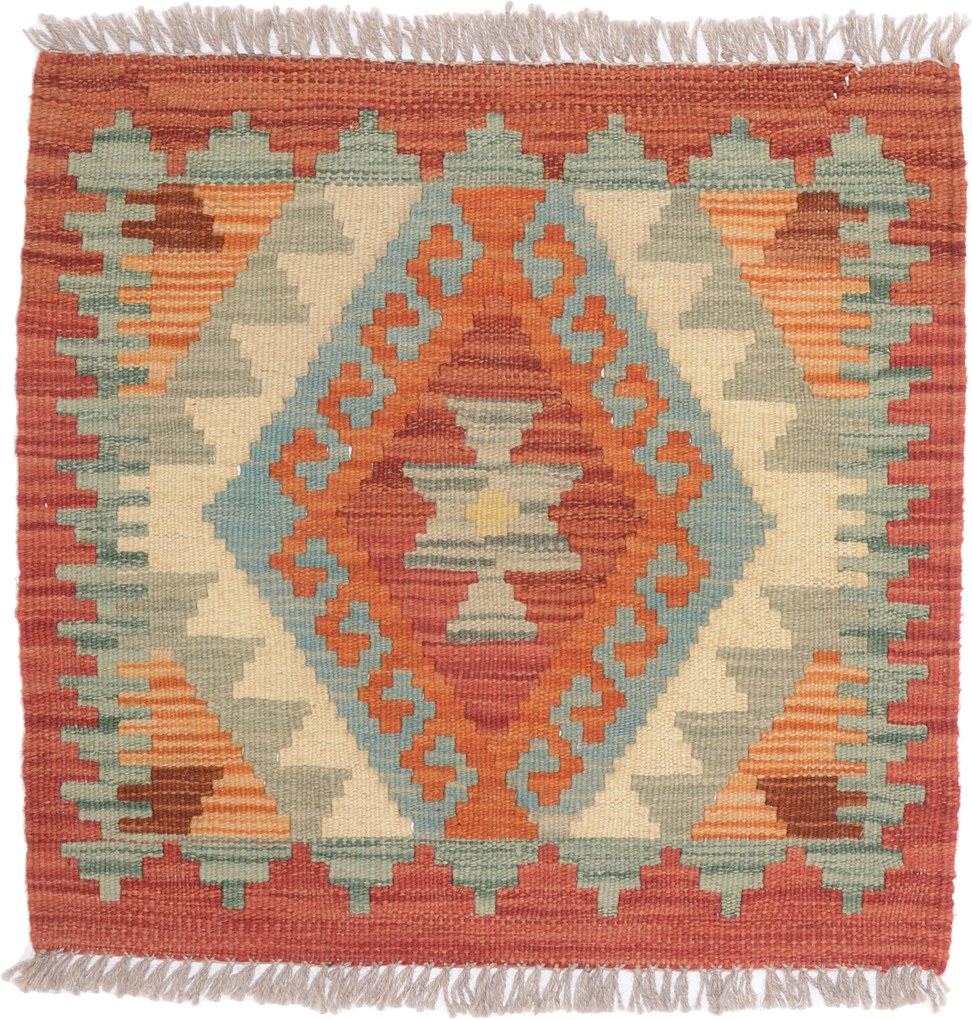 Kilim Tappeto 50 x 50 (Pakistan) Tessuto A Mano