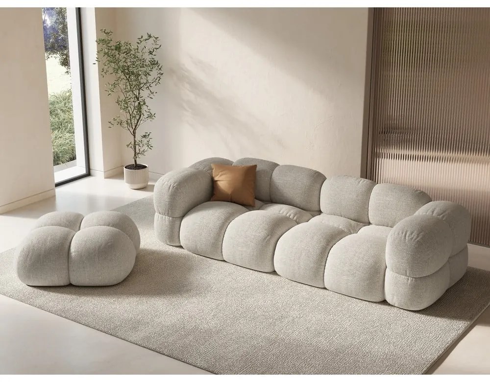 Poggiapiedi beige Loretto – Cosmopolitan Design