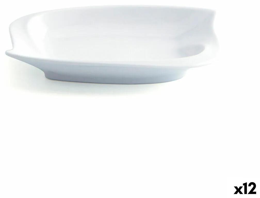 Piatto Quid Gastro Fun Piccolo Ceramica Bianco (15,5 x 10 cm) (Pack 12x)