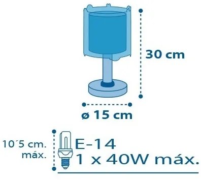 Dalber D-41341 - Piccola lampada per bambini PIANETI 1xE14/40W/230V