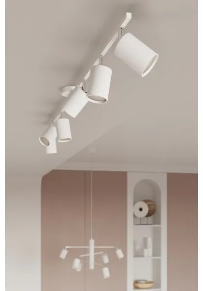 Sollux SL.1227 - Faretto LEMMI 4xGU10/10W/230V bianco