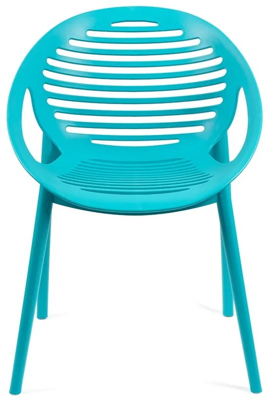 Sedia da giardino in plastica turchese Joanna - Bonami Selection