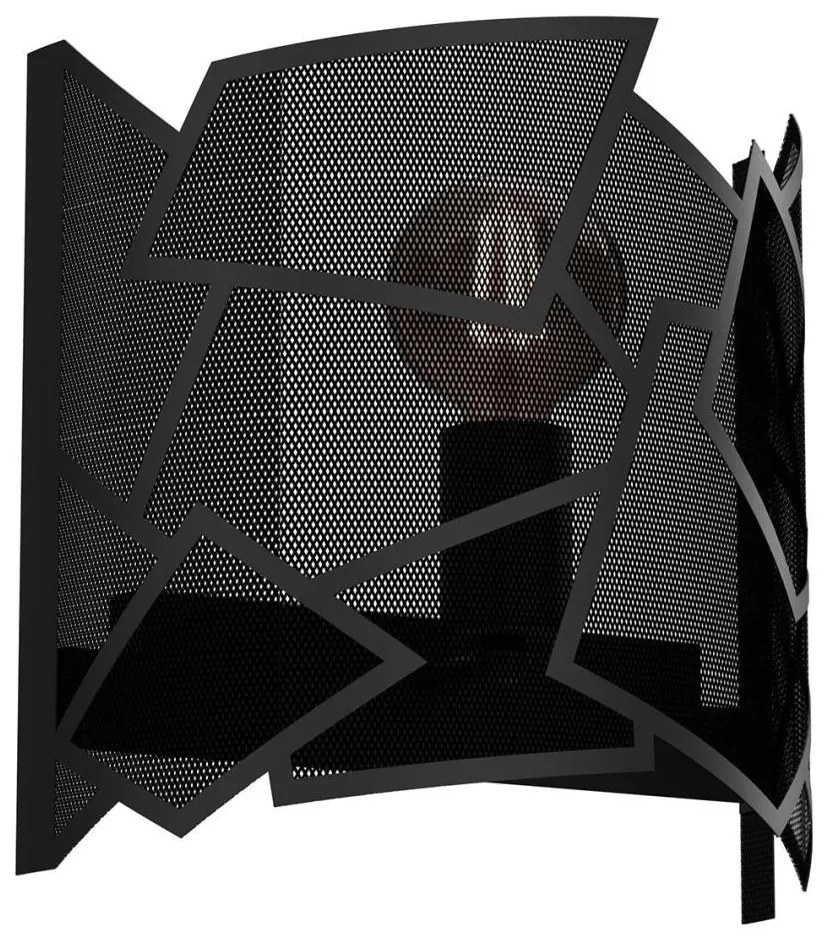 Applique CAMO 1xE27/15W/230V nero