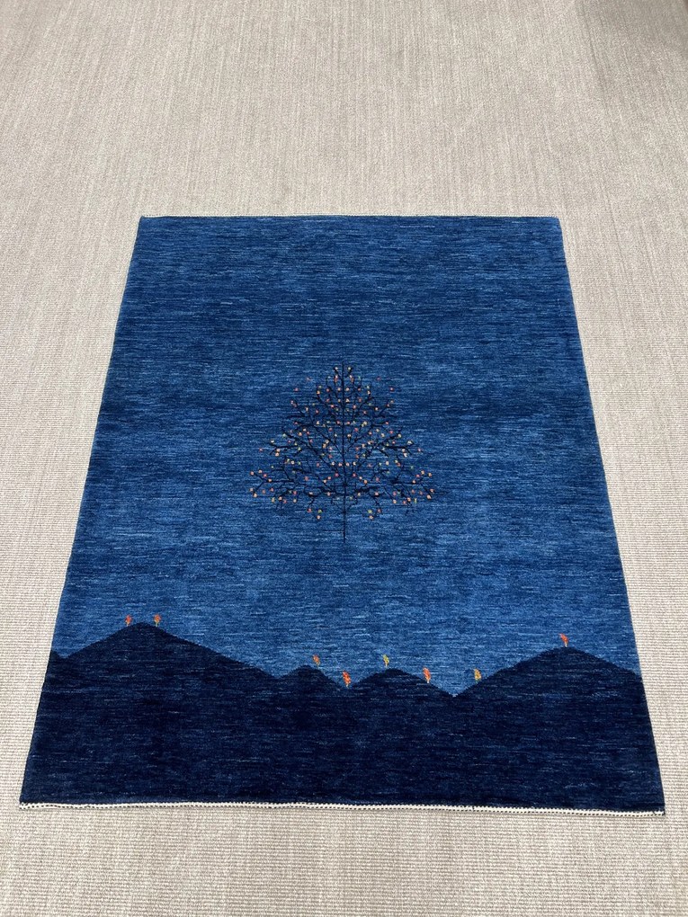 Loribaft Tappeto persiano 160x200 Blu (Iran) Annodato A Mano
