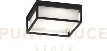 Osaka applique plafoniera quadra 25cm 4 luci attacco gx53 nero ip54