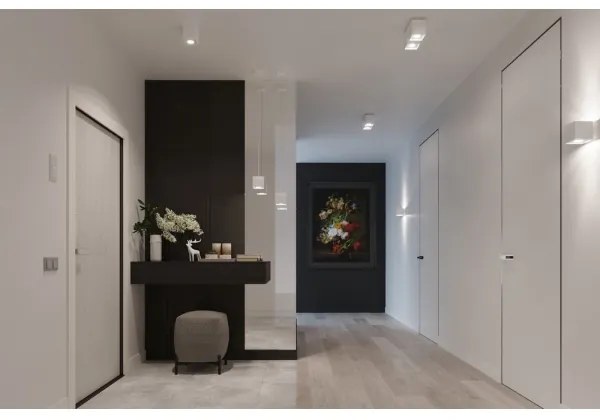 Lampadario a sospensione con filo QUAD 1 1xGU10/40W/230V bianco