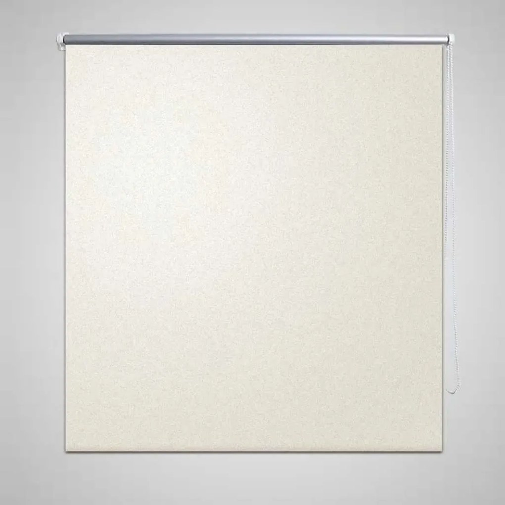 Tenda A Rullo Oscurante 100 X 230 Cm Bianco Avorio /