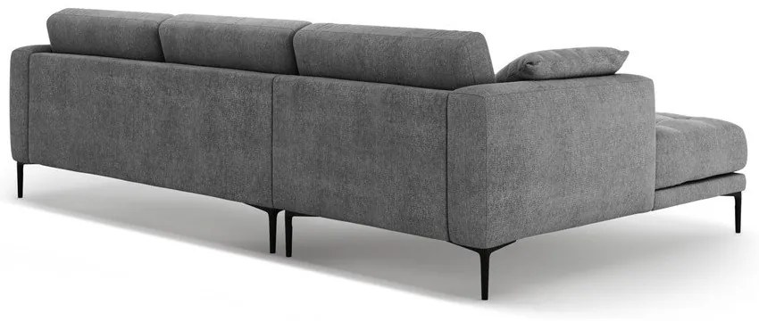 Divano angolare grigio (con penisola a sinistra/con chaise lounge) Bemy – Micadoni