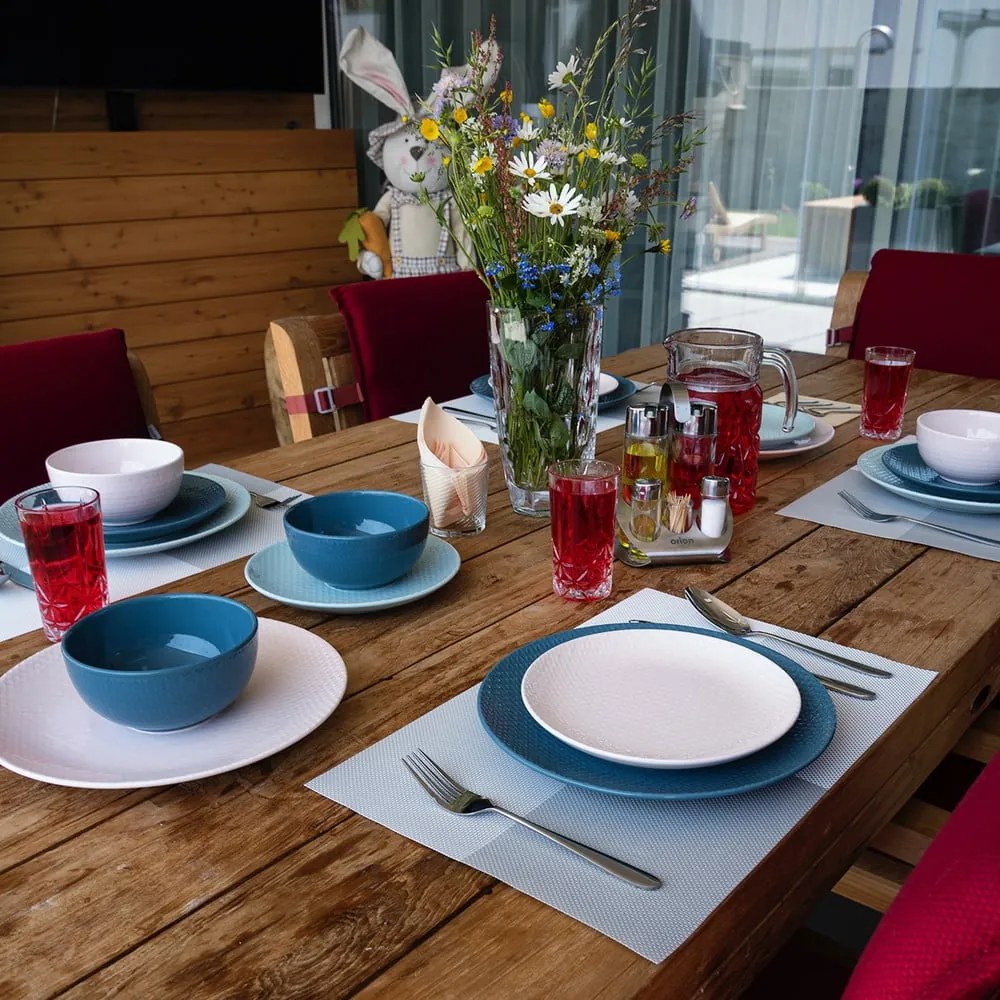 Posate argentate in acciaio inox 24 pz Mirror – Orion