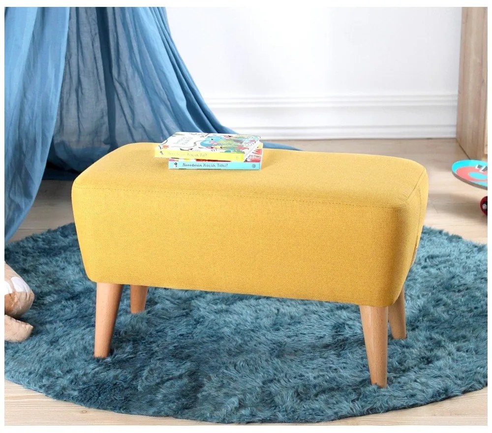 Pouf giallo per bambini Moouv - Artie