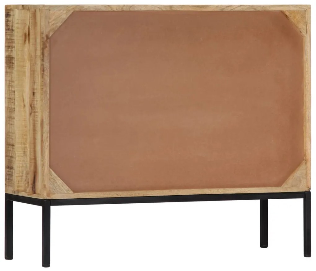 Credenza 88x30x71 cm legno massello di mango