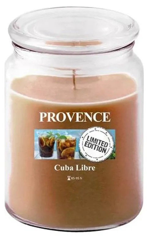 Candela profumata CUBA LIBRE 510 g, durata 85–95 ore.