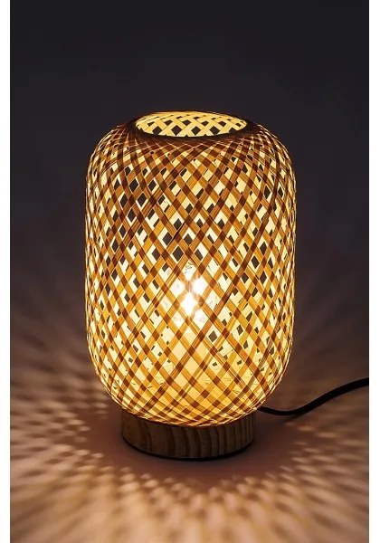 Rabalux 74016 - Lampada da tavolo ALINAFE 1xE14/25W/230V rattan