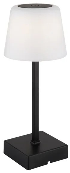 Globo 28061S - Lampada da tavolo LED dimmerabile XAYDEN LED/2W/5V 800mAh nera