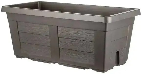 Fioriera effetto legno "Bama" cm.80 diversi colori, ANTRACITE