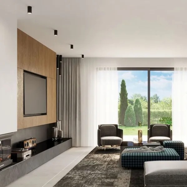 Sollux SL.1000 - Faretto LAGOS 1xGU10/10W/230V 10 cm nero