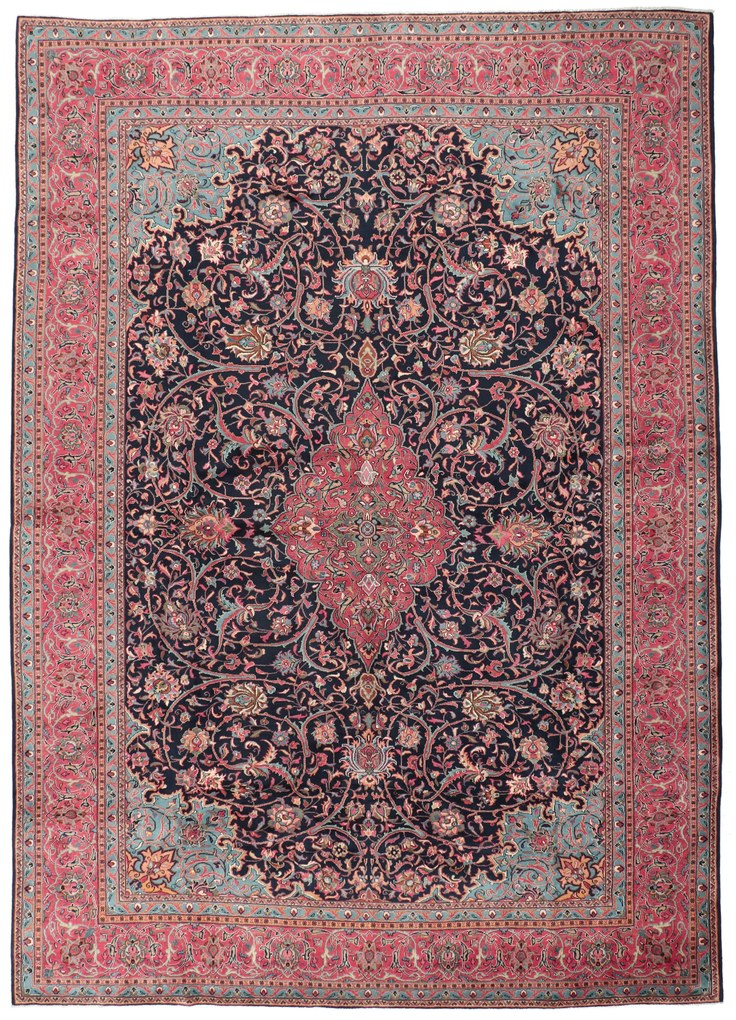 Sarouk Tappeto 410 x 310 (Iran) Annodato A Mano