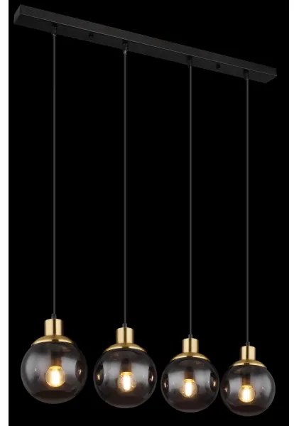 Globo 15860-4H - Lampadario a sospensione con filo POTTER 4xE27/25W/230V