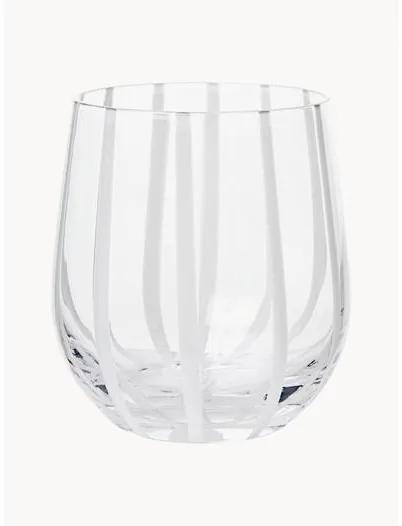 Bicchiere in vetro soffiato Stripe