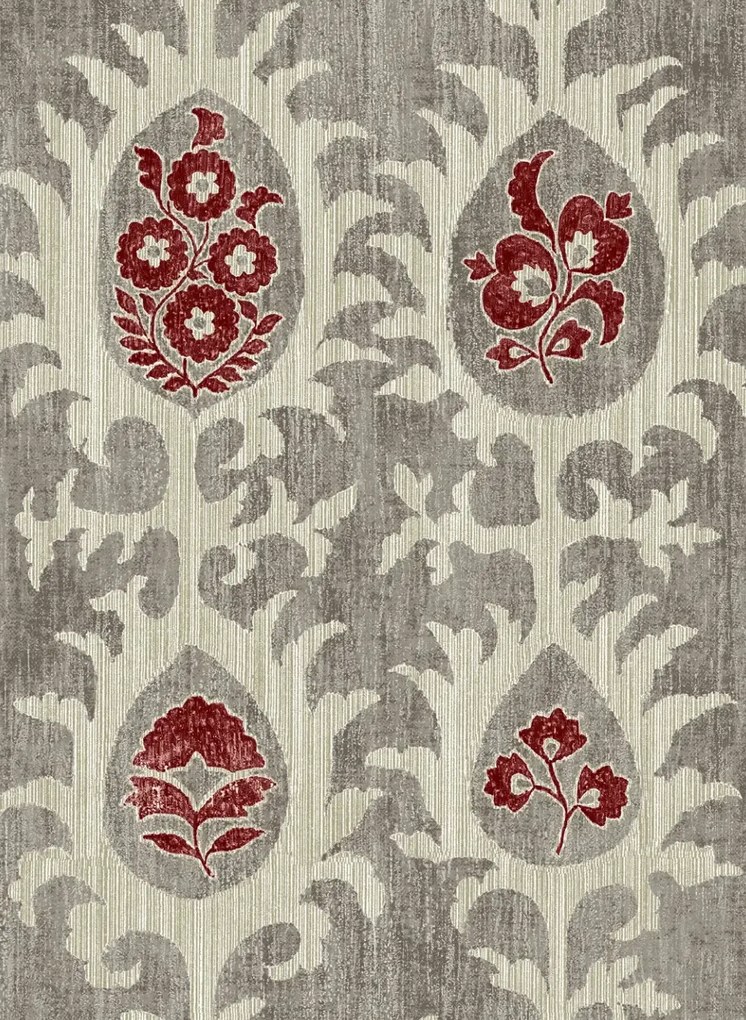 Lewis & Wood Carta da parati Tribal - Kudu Grey