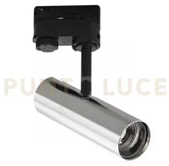 Proiettore a binario led rocket cromo 7w 980lm cct3000k / 4000k  5x...